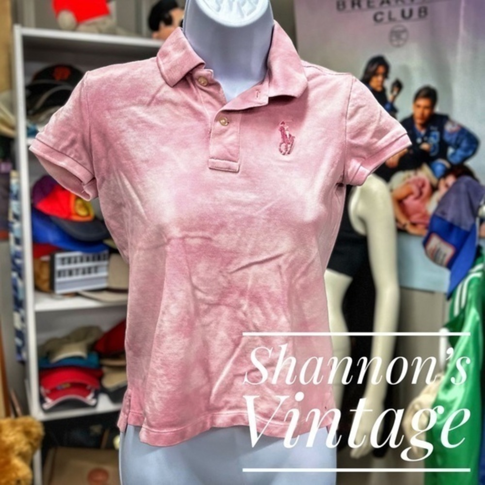 Pink Pony Ralph Lauren sz Large polo shirt A3